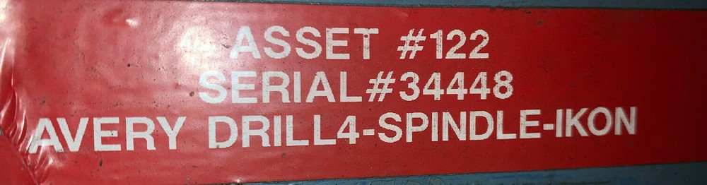Avey 4-Spindle Gang Drill Table