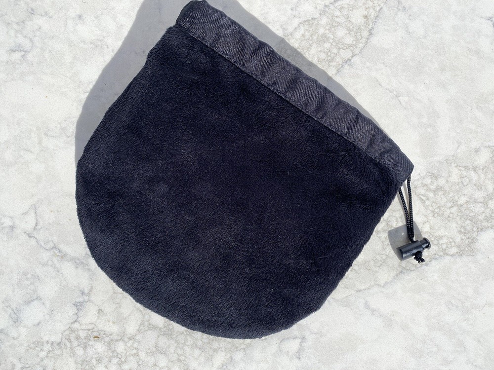 Skullcandy Black Soft Inside Drawstring skull Engraved Front Dustbag