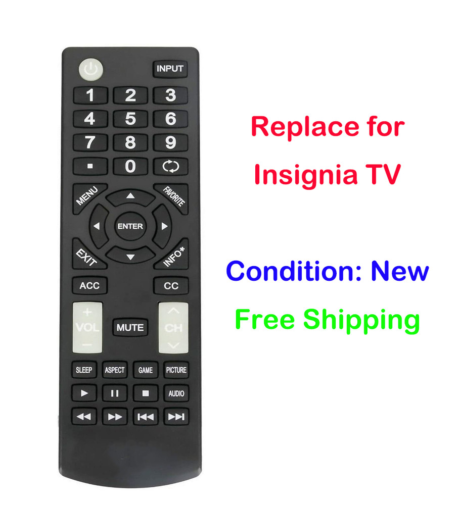 Universal Remote Control Compatible for Insignia LED LCD TV