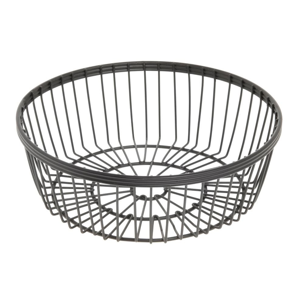 WBBR80 Wire Basket, Rend Black 8" Dia