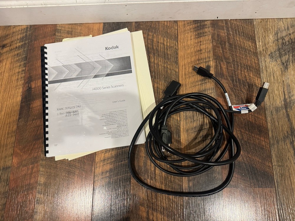 Kodak i4250 Production Document Scanner i4250 - WORKS - Needs Rollers