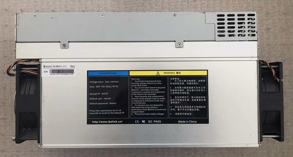 IBelink BM-K1+ Cryptocurrency Miner Control board