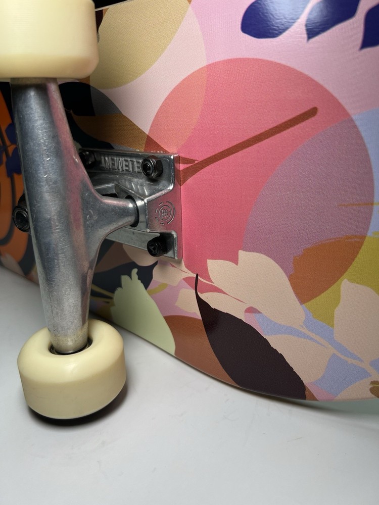 NEW Element Complete Skateboard 8”Floral Deck w/ Element Trucks & Terrain Wheels