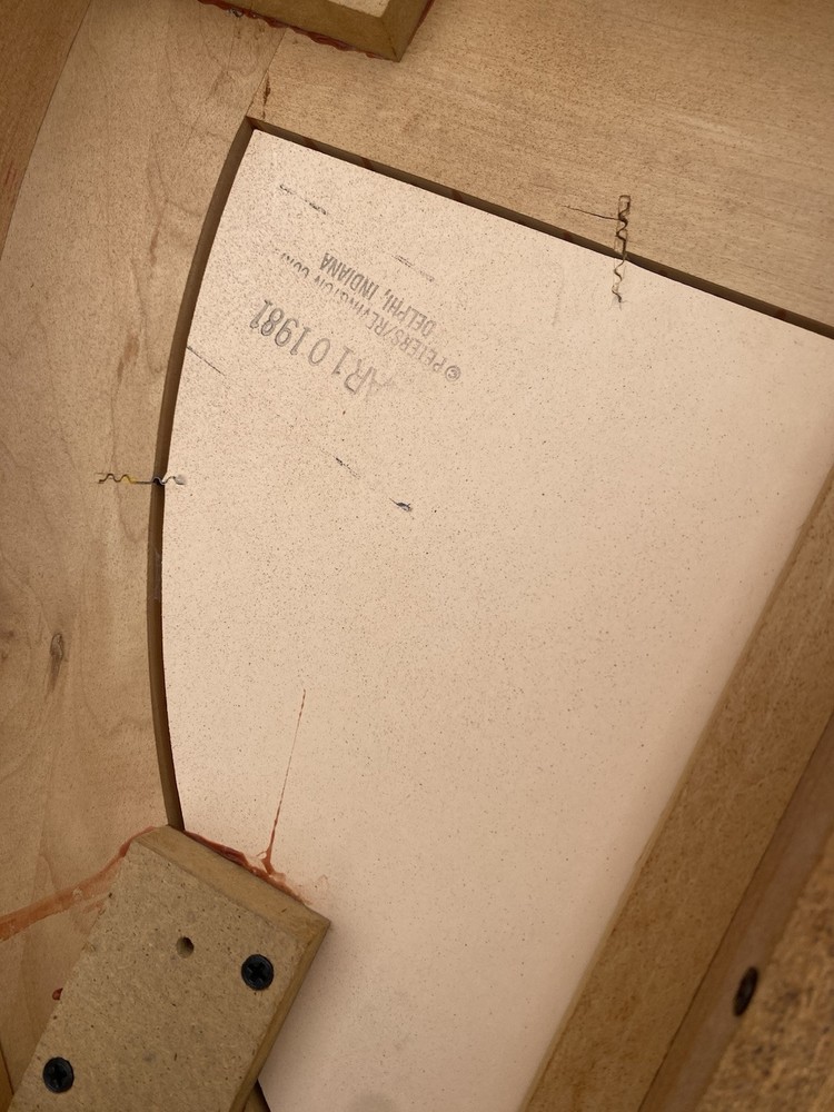 66431 Modern 1/2 Round Console Table Stand