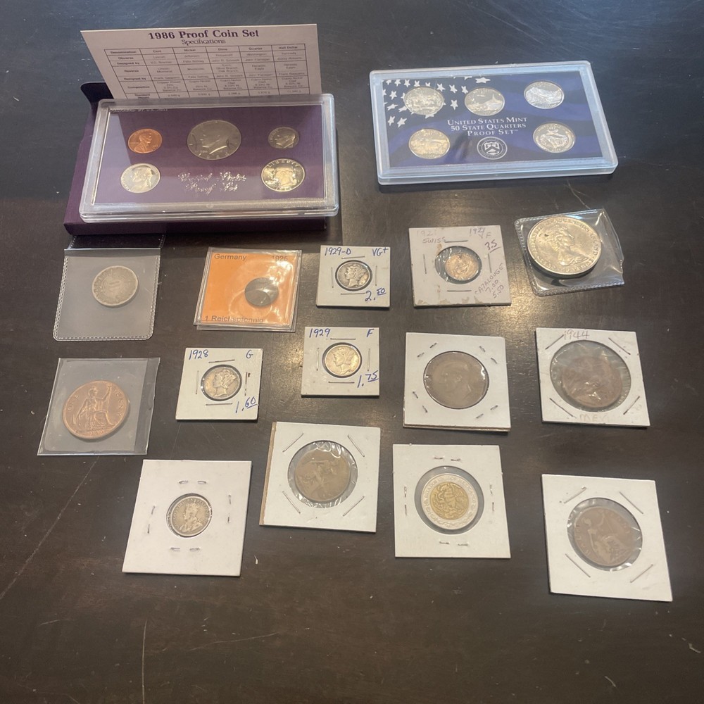 Lot Of Various Coins