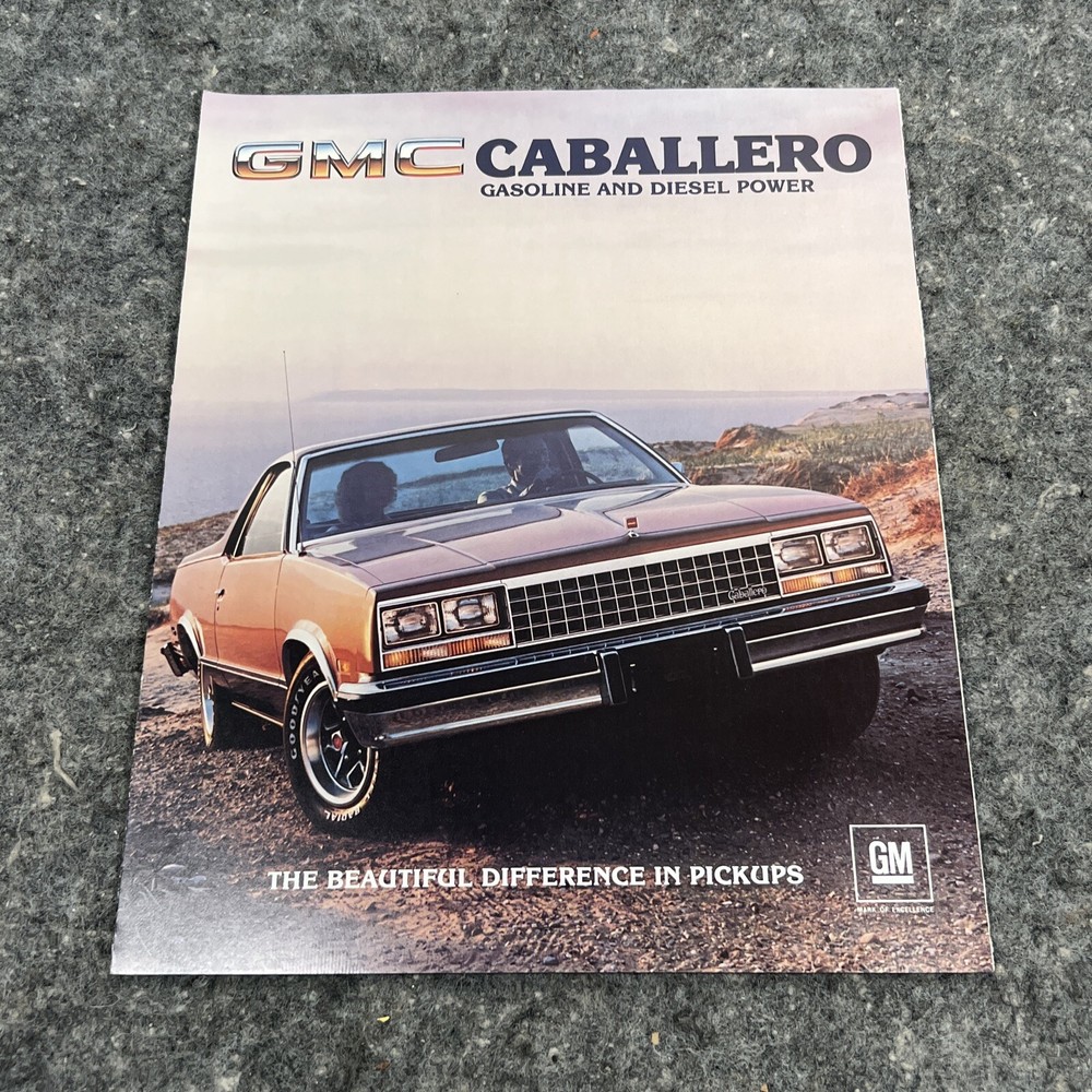 Original 1983 GMC Caballero Sales Brochure