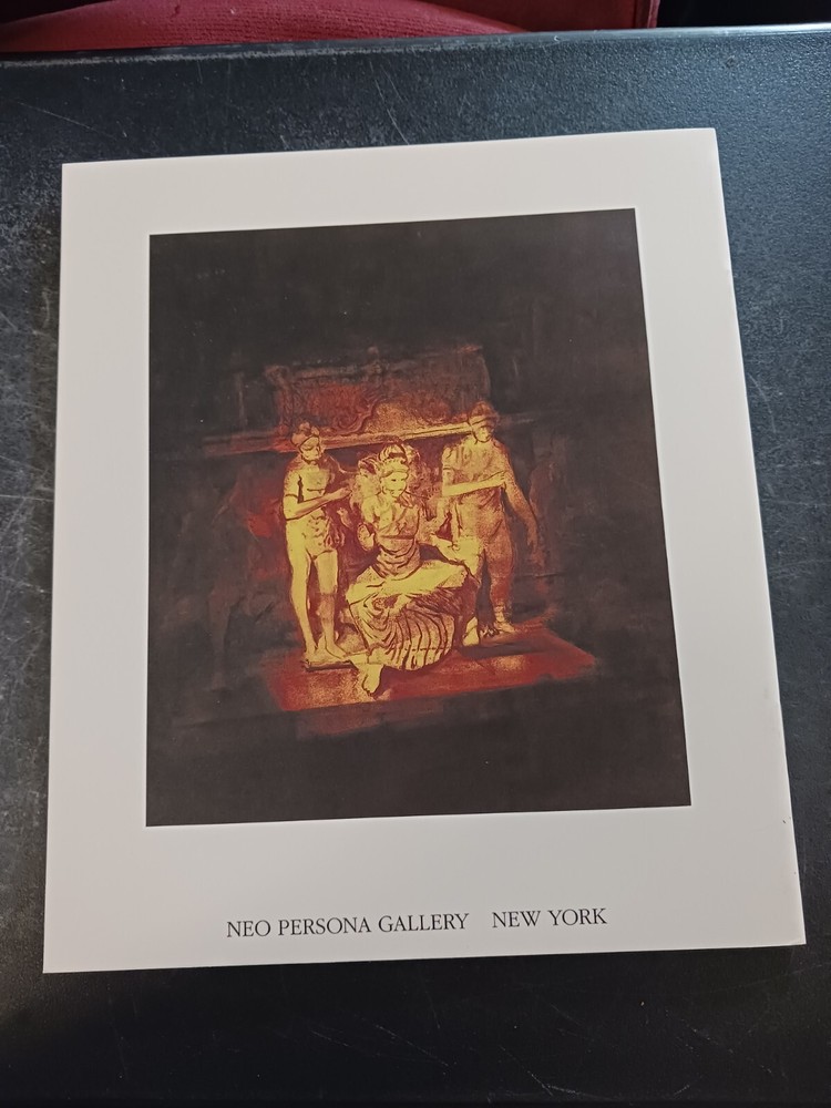 1991 Willy LENSKI Single Standing Figures art exhibition catalog