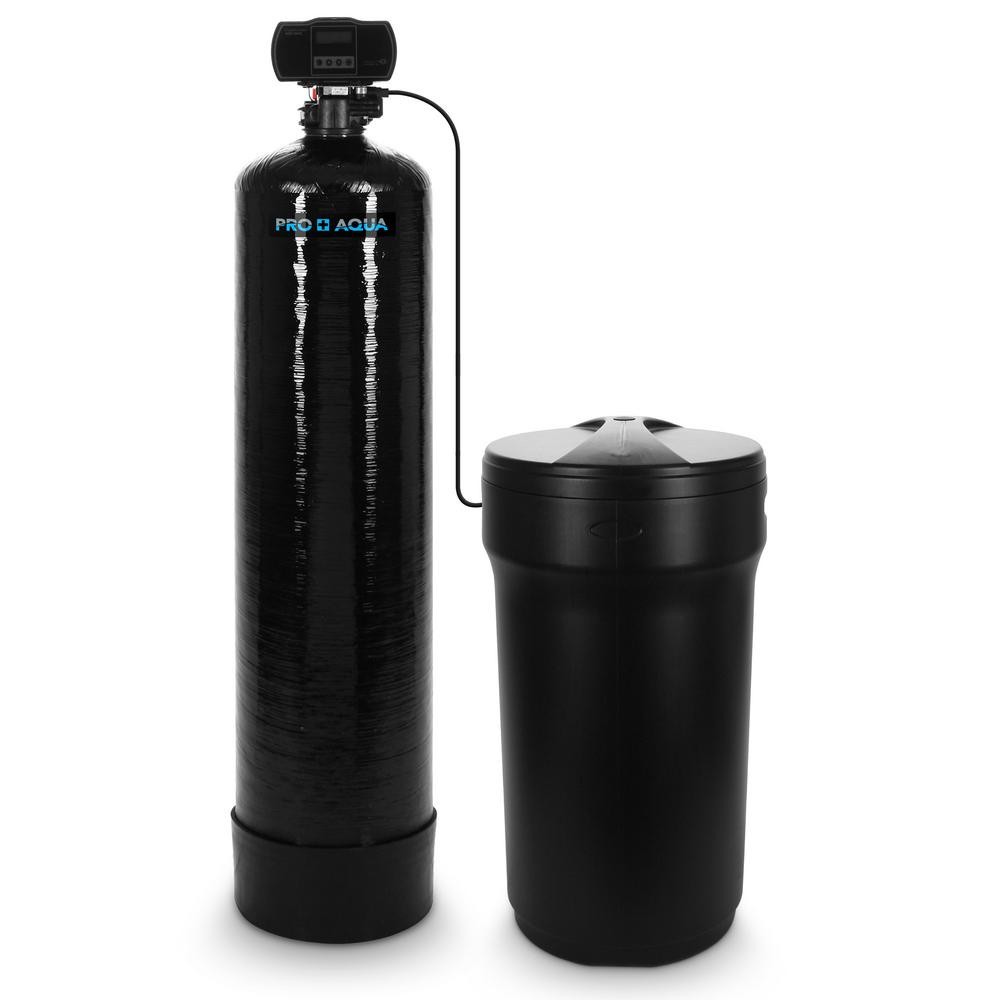 Whole House Water Softener + Upflow Carbon Filtration System (12″x52″, 64000