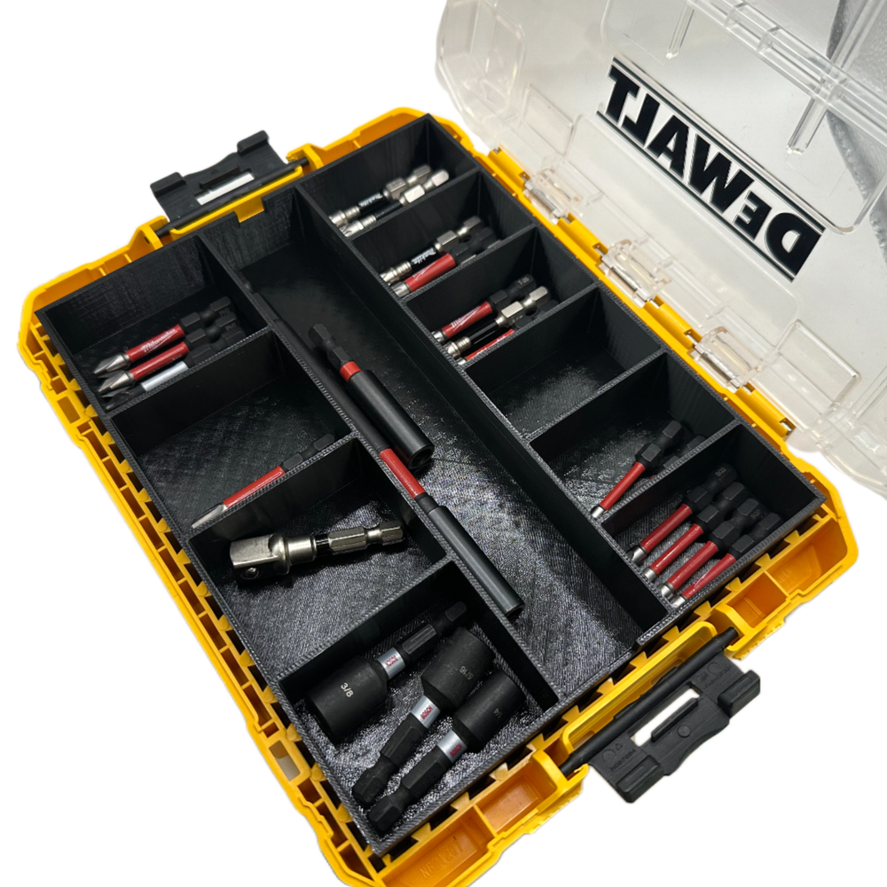 Impact bit holder insert for DEWALT Medium ToughCase (11 compartment)