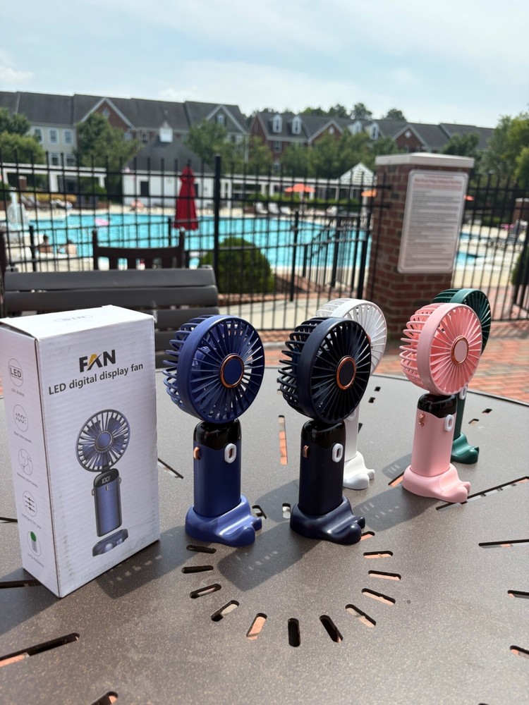 Mini handheld FAN- Portable, USB-Rechargeable battery