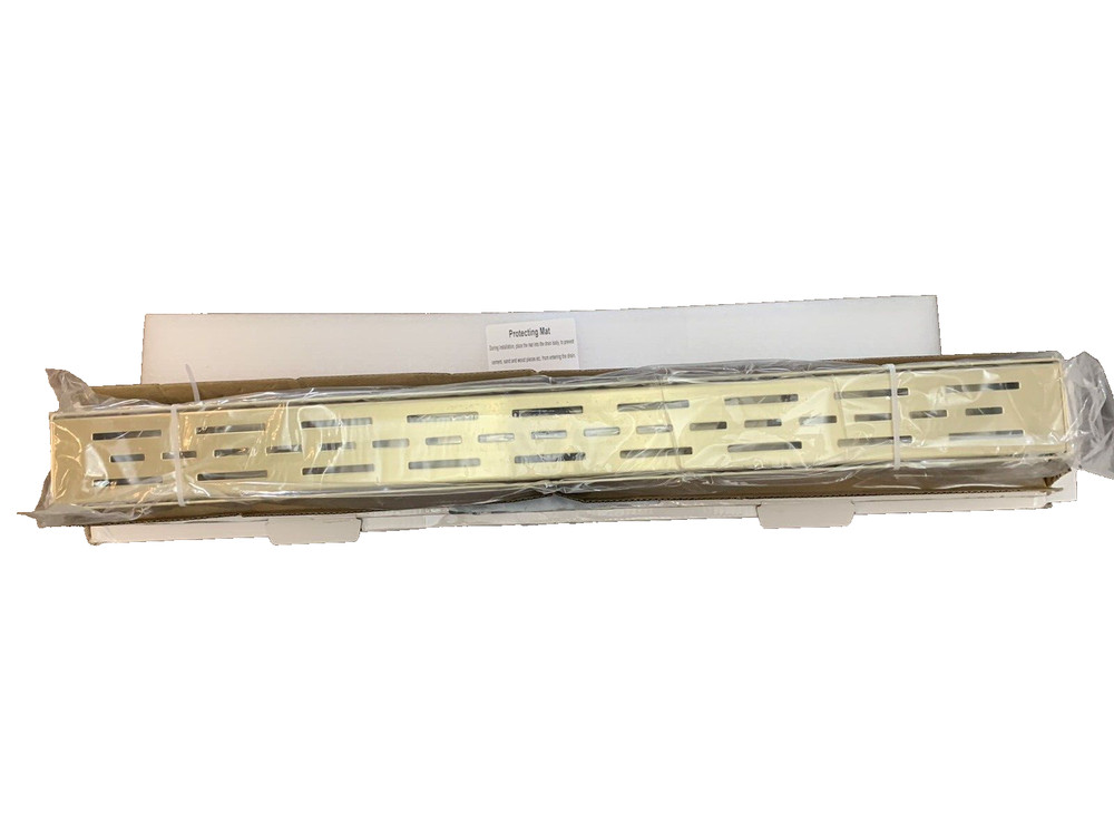 Sharp-tec 28 inch Linear Shower Drain, Gold Rectangular Floor Drain,