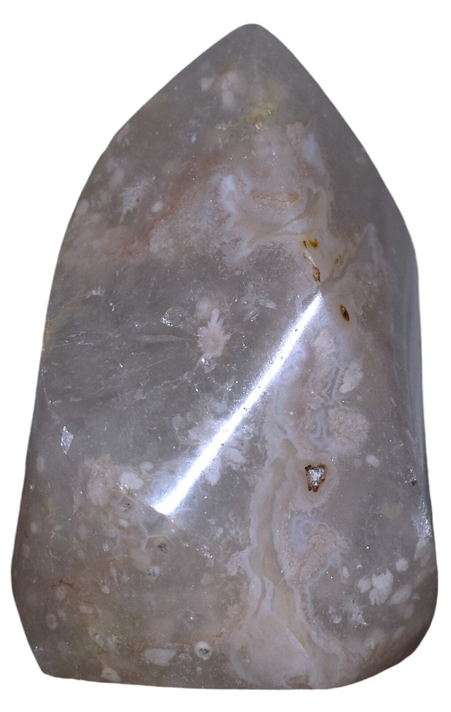 Beautiful Flower Agate Flame 2.7"/184 Grams