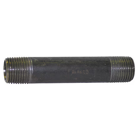 3" X 3" Black Pipe Nipple Sch 40, 2Wv72