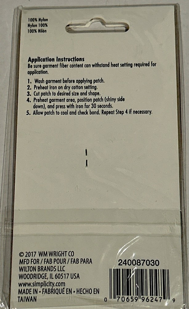 Bondex Patch Mend Decorate White Lace Iron On 5" x 7"