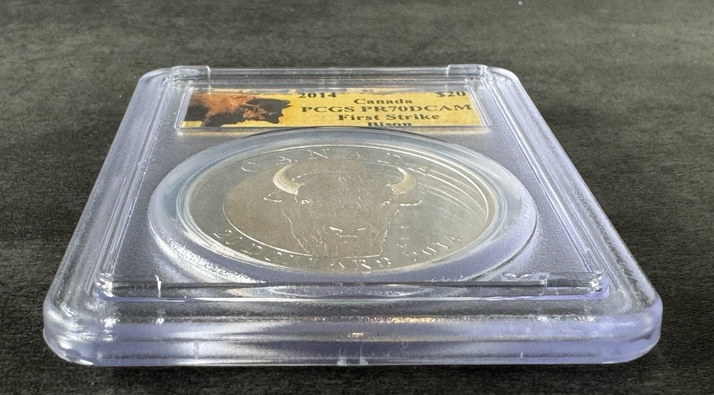 2014 Canada $20 Bison PCGS PR70DCAM First Strike