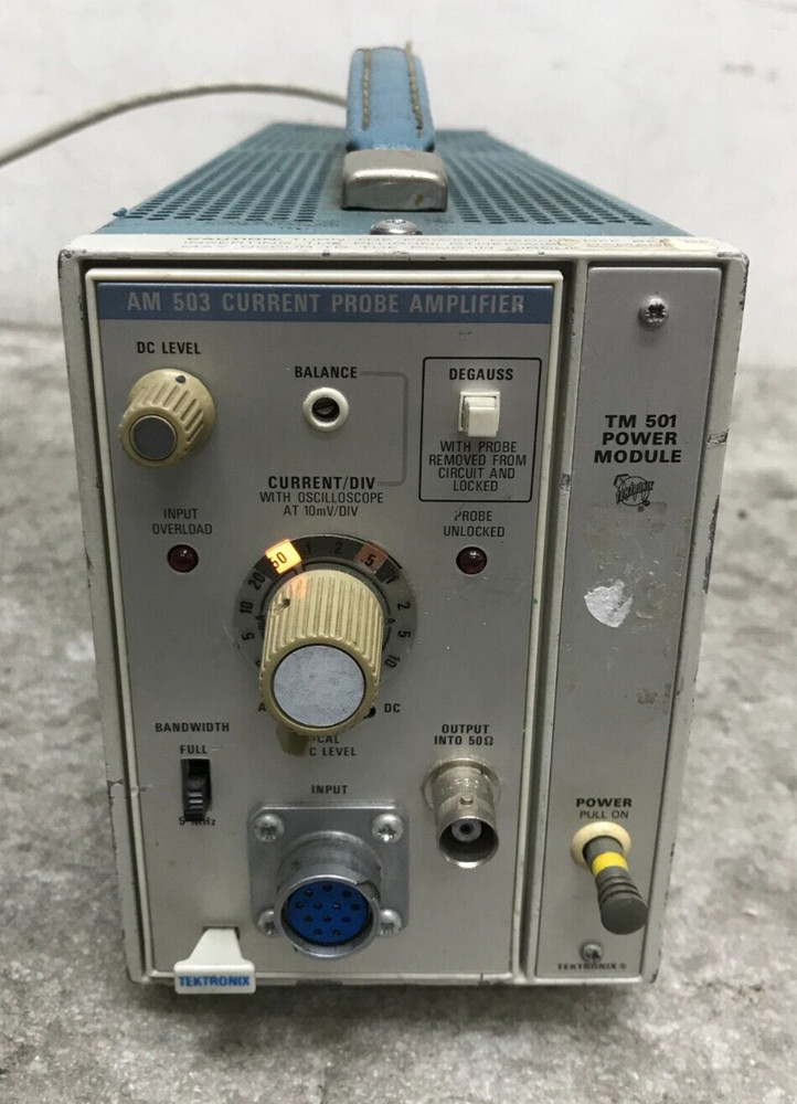 Tektronix AM503 Current Probe Amplifier / TM 501 Power Module