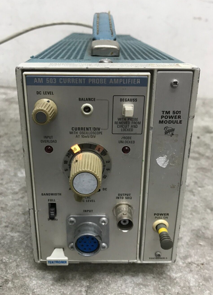 Tektronix AM503 Current Probe Amplifier / TM 501 Power Module