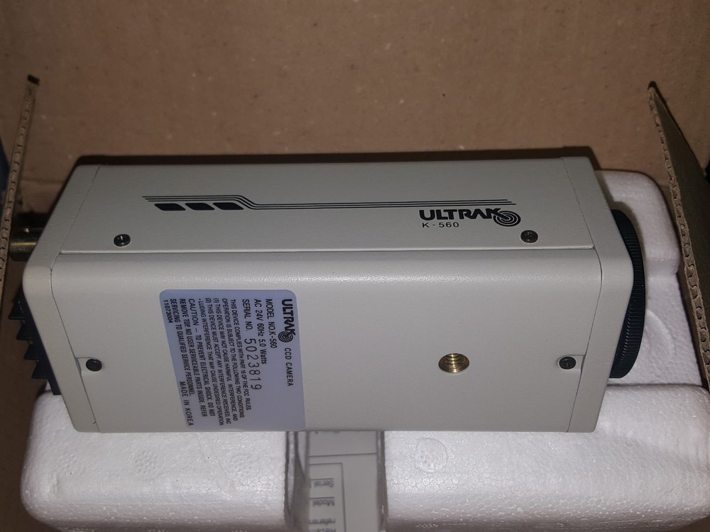 New ULTRAK CAMERA k-560 CCTV B/W Camera
