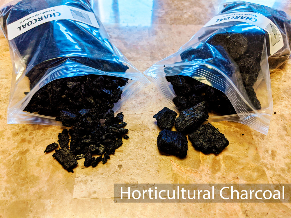 Horticultural Charcoal - Natural Microfauna Substrate - Small Medium Large Plant