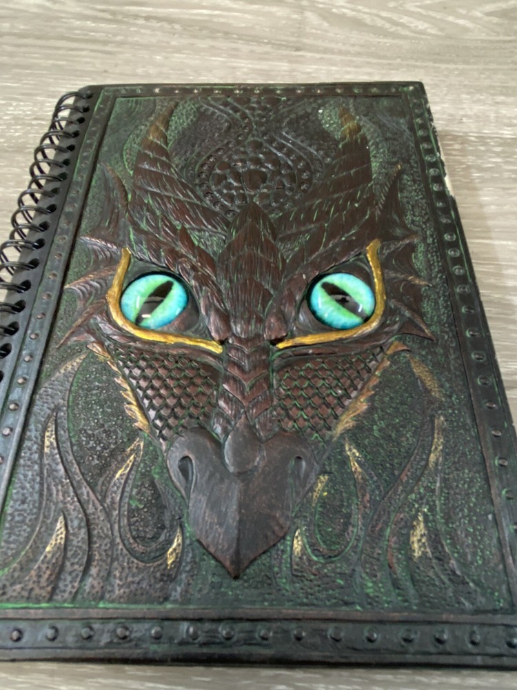 Blue Eye Dragon Notebook Heavy Duty Hard Cover