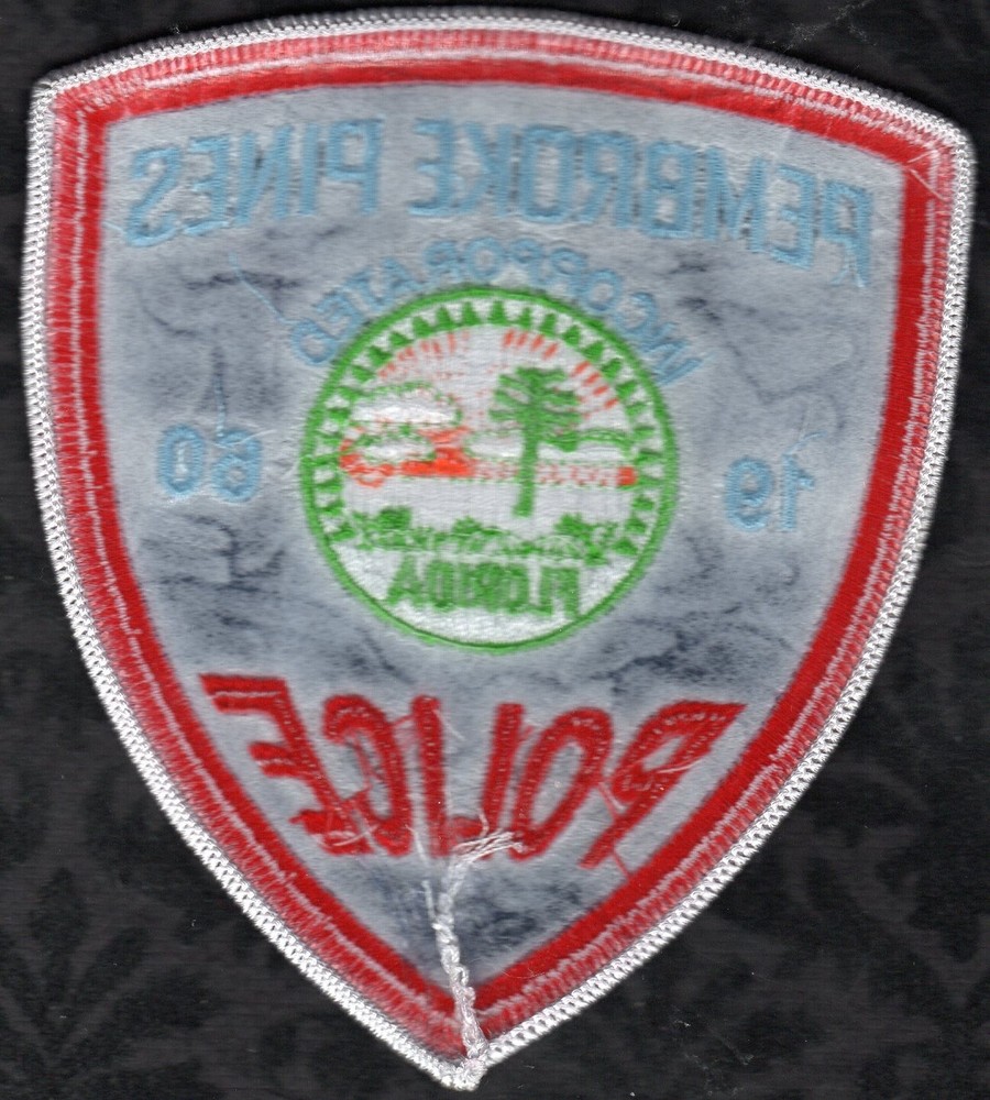 Pembroke Pines Florida Police Shoulder Patch