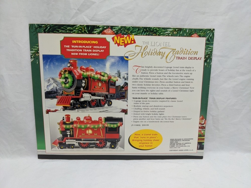 2006 Lionel Christmas Catalog