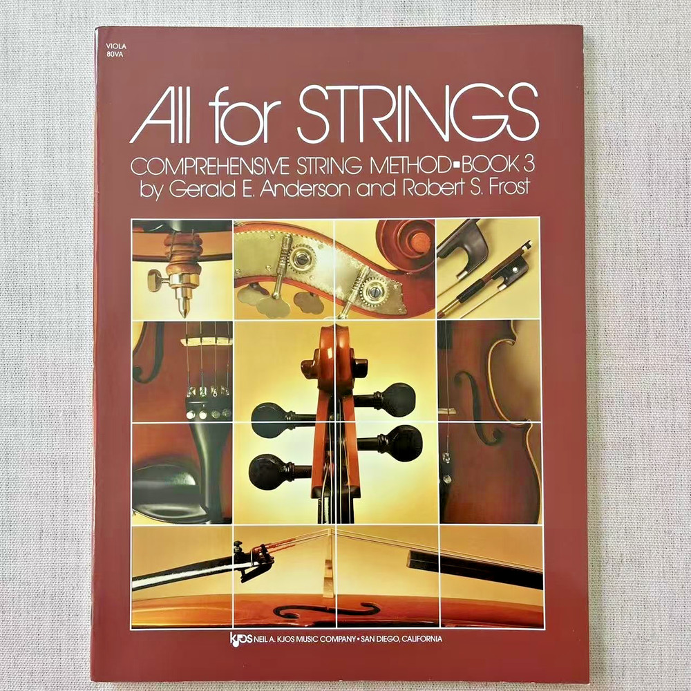 All For Strings Viola:Book 3, Comprehensive String Method - 80VA-550