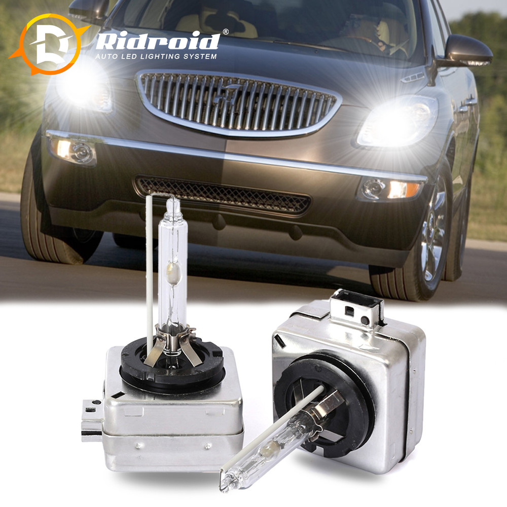 For Buick Enclave 2008-2012 2pcs D1S HID Headlight High&Low Beam Bulbs Set 2