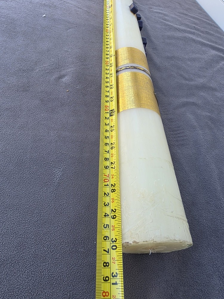 Decorative Cirio Paschal Easter Candle 30 Inch Tall Religious