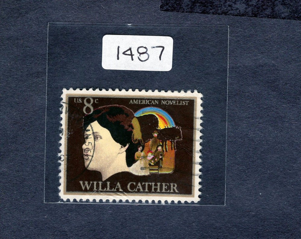 1973 Stamp #1487 W. Cather Novelist Used