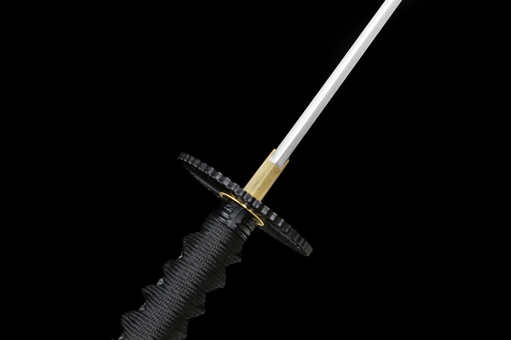 All Black Katana Battle Ready T10 Japanese Samurai Razor Sharp Functional Sword