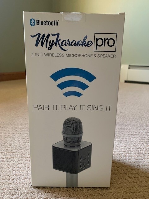 NEW! MyKaraoke Pro Bluetooth 2-In-1 Wireless Microphone & Speaker
