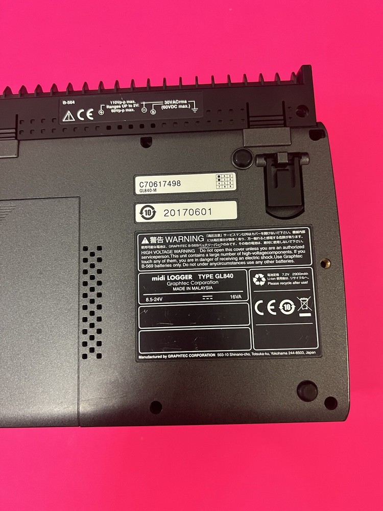 Graphtec midi logger GL840 With AC Adapter