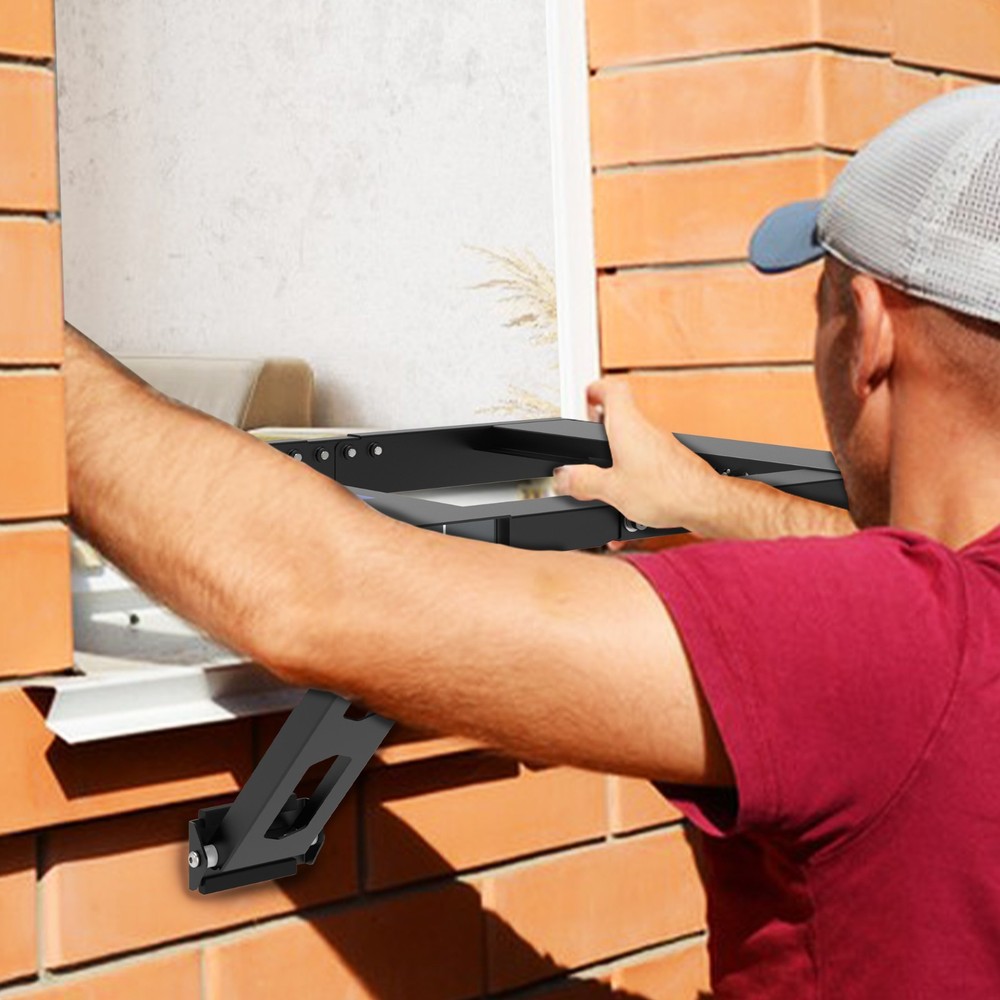 Adjustable Window AC Bracket,Upgraded Conditioner Support Bracket No Drill