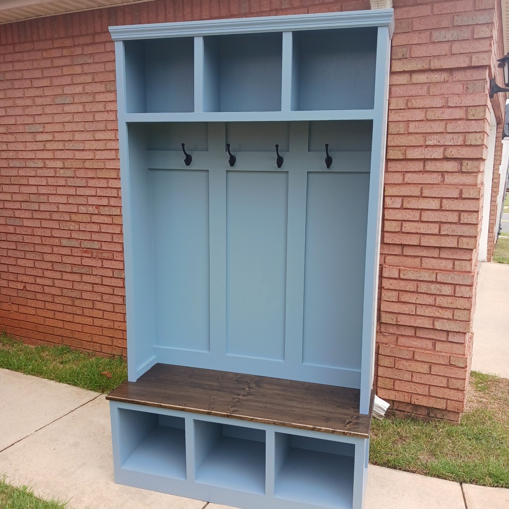 Blue 48 x 84 Halltree/Mudroom
