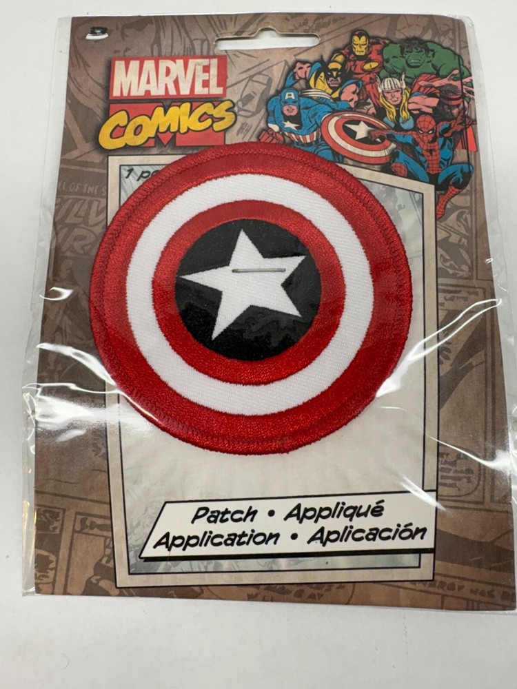 Marvel Comics Captain America"Shield" Patch Logo Embroidered