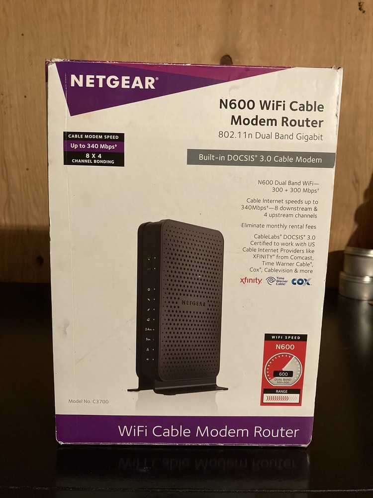 Netgear C3700 WiFi Cable Modem Router