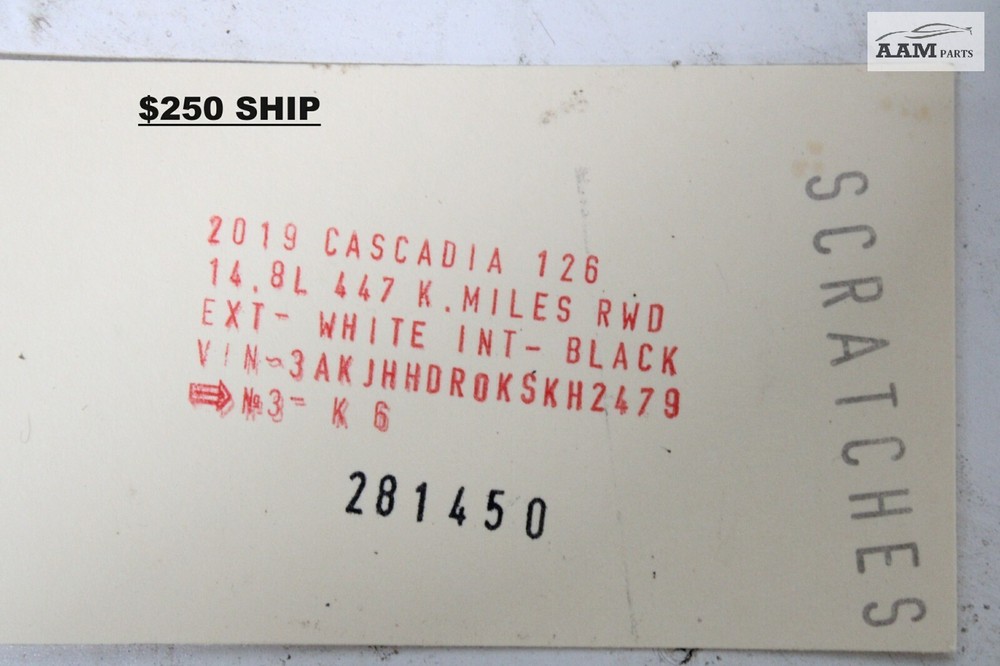 18-24 FREIGHTLINER CASCADIA FRONT DASH DASHBOARD COVER TRIM PANEL OEM