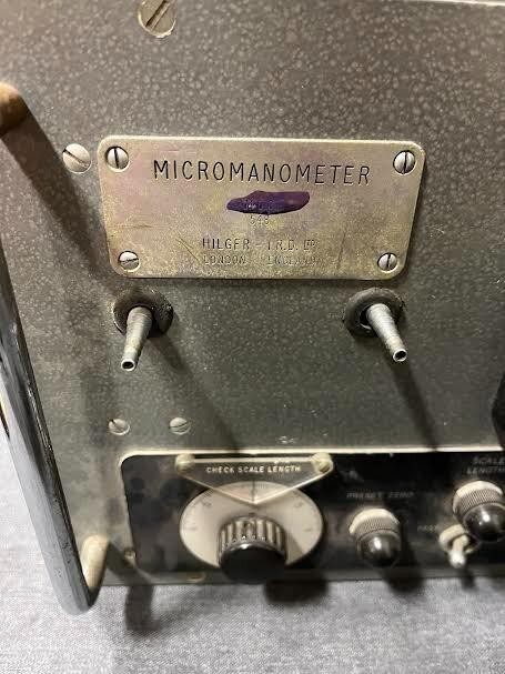 MICROMANOMETER MDC HILGER