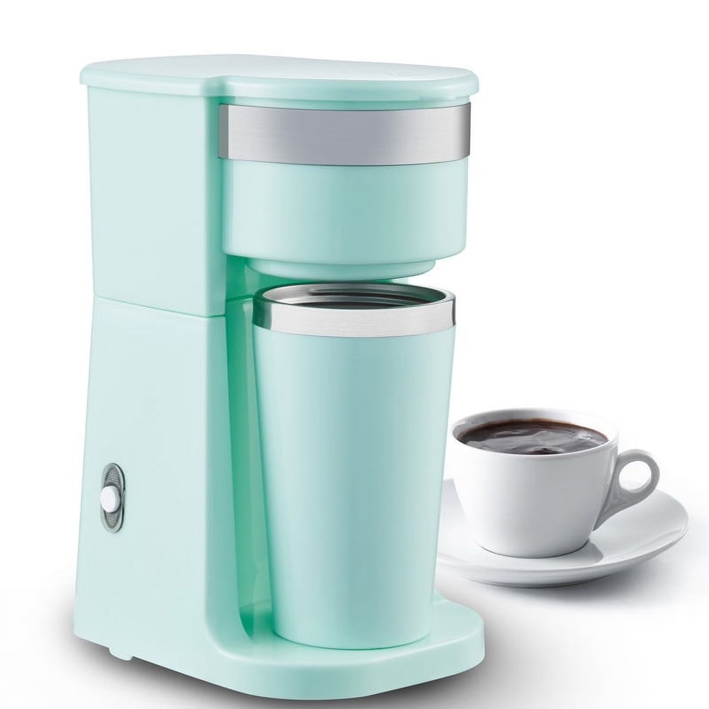 Elite Cuisine EHC3157 Personal Coffee Maker, Mint