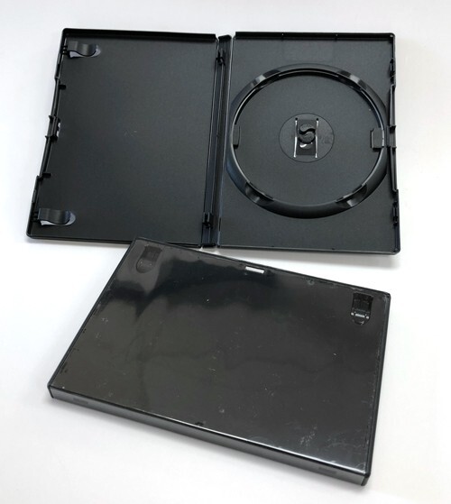 Standard Black Single DVD Case - 25 Pack