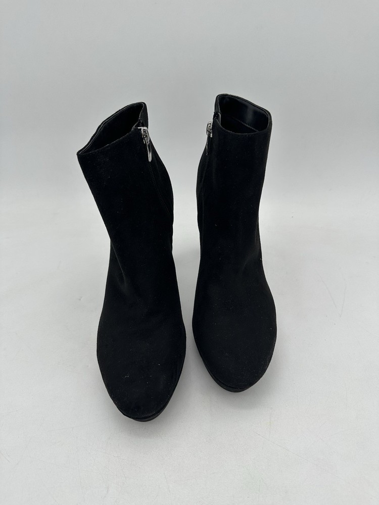 Nine West Glowup Platform Booties Size 10 Black