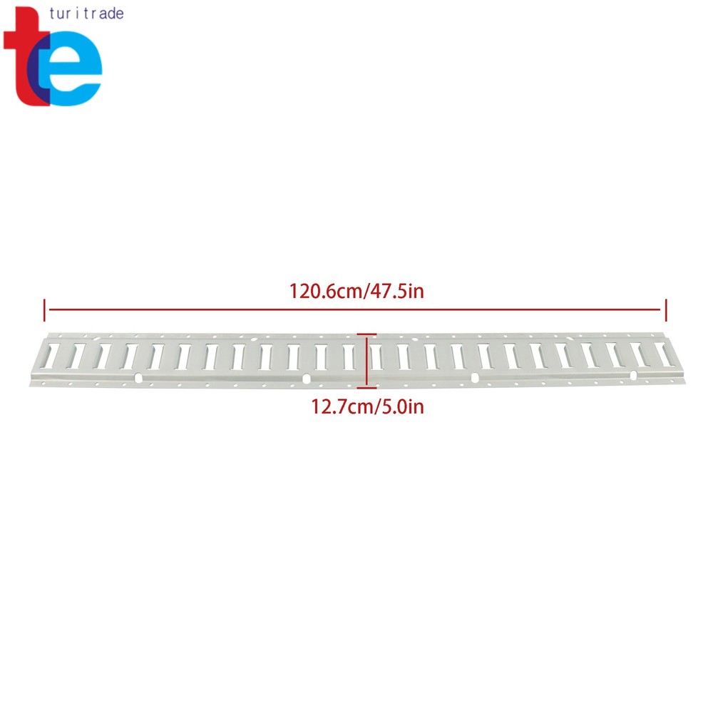 (4 Pack) 4' E Track Tie Down Rail Kit Galvanized Steel For Motorcycle Tie Downs