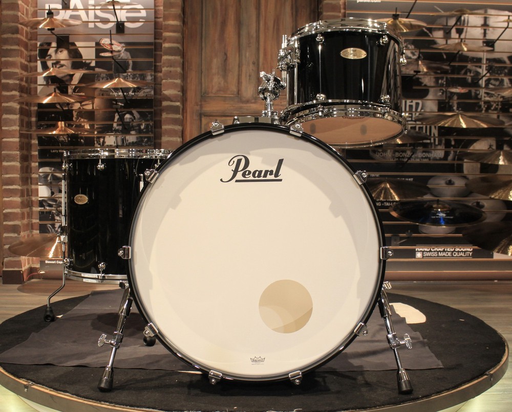 Pearl Reference One 3pcs Piano Black Drum Set (13-18-24) - New!