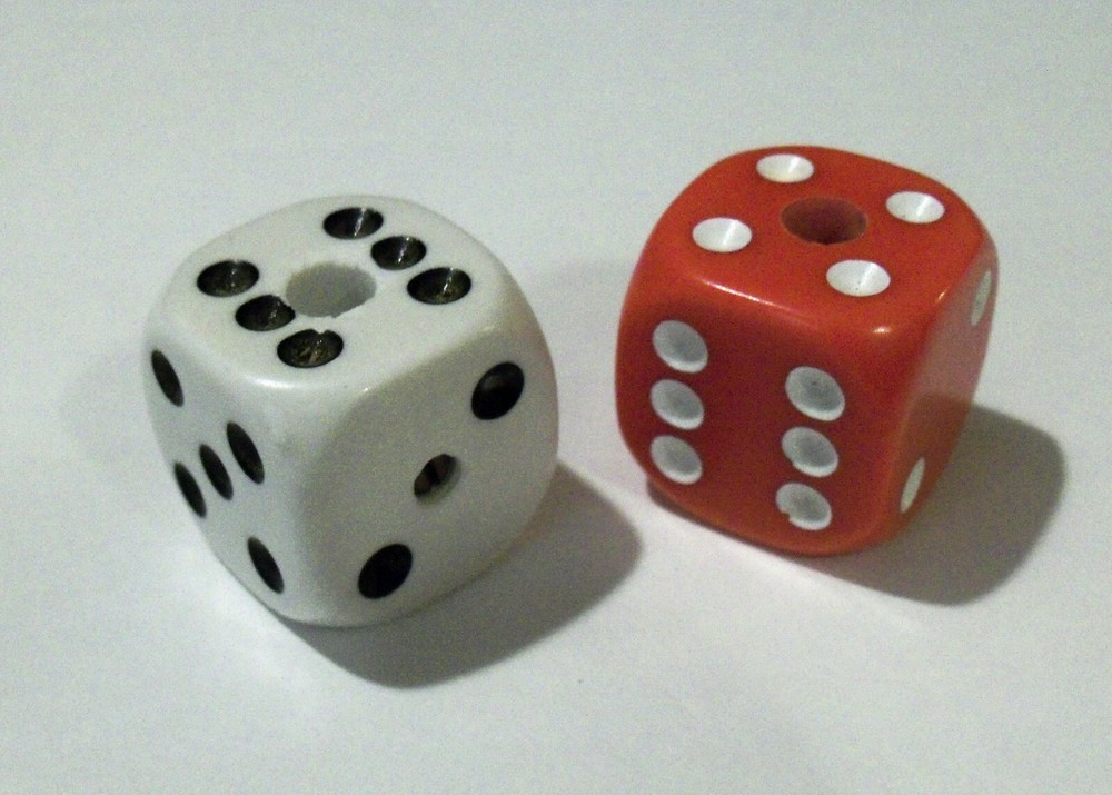 Drum DICE Knobs Red or White Cymbal Stand HI HAT Topper Universal Wing Nut 2 PAK