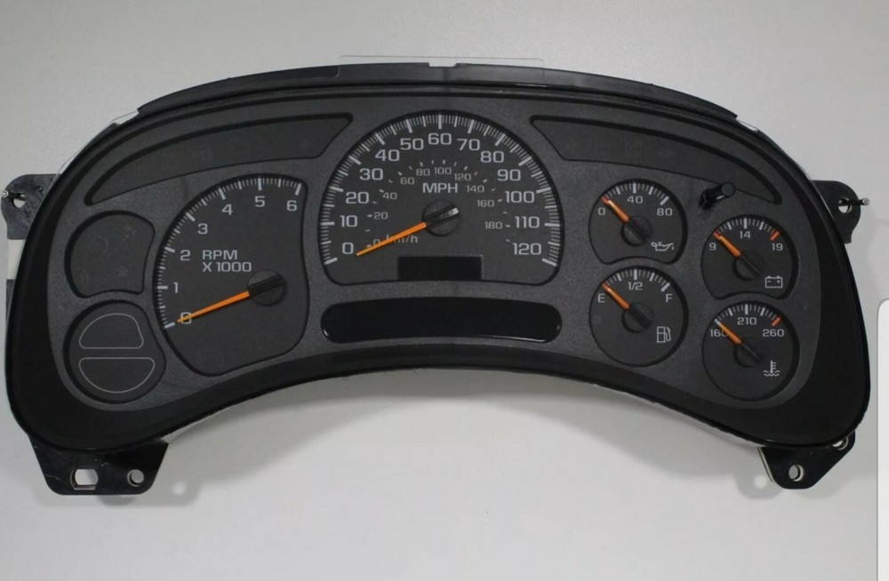 2005 05 Chevrolet Silverado 1500 Replacement Cluster Speedometer