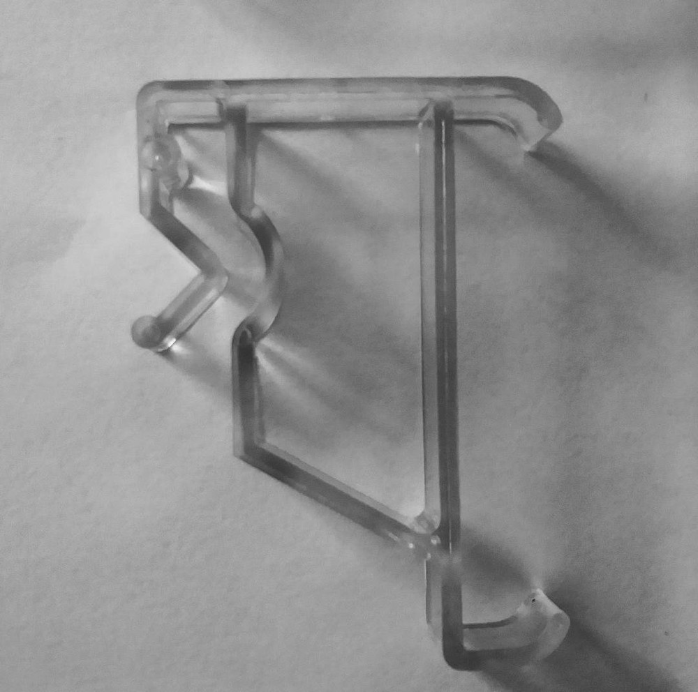 Clear Valance Clips for Window Blinds (2 Pack)