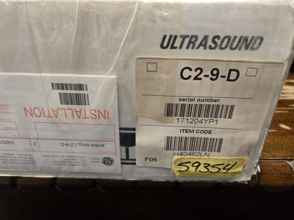 GE C2-9-D Convex Array Probe with XDclear Transducer Technology