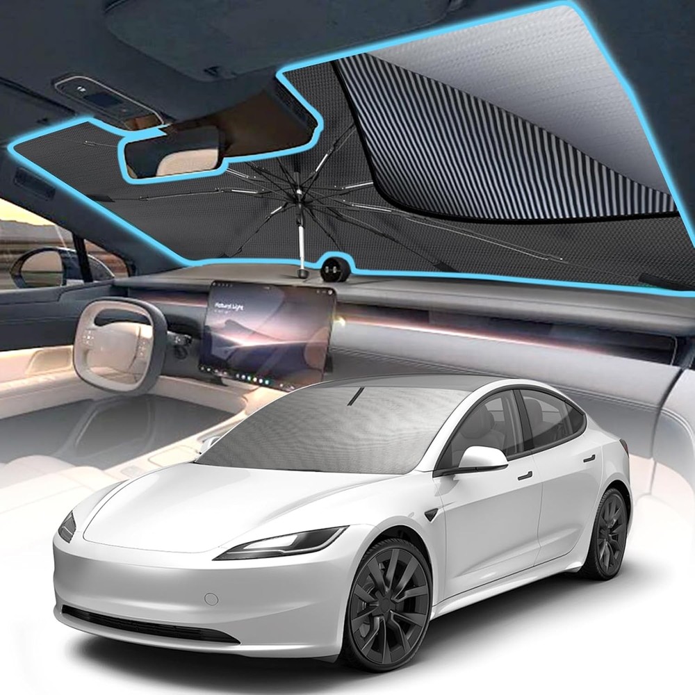 Windshield Sunshade, Foldable with UV Reflector, (57 in. x 31 in.)