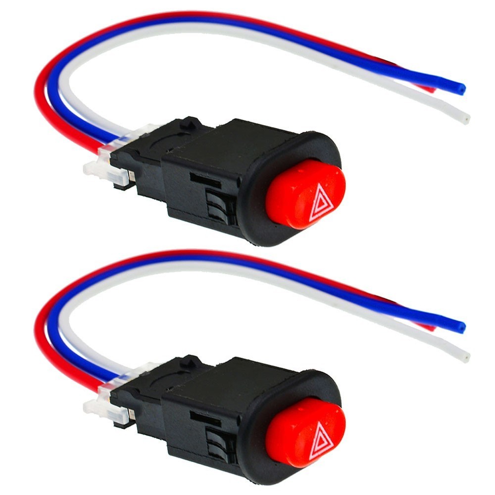 Motorbike Output Controller 2Pcs Hazard Light Switch Button for Quick Fixes